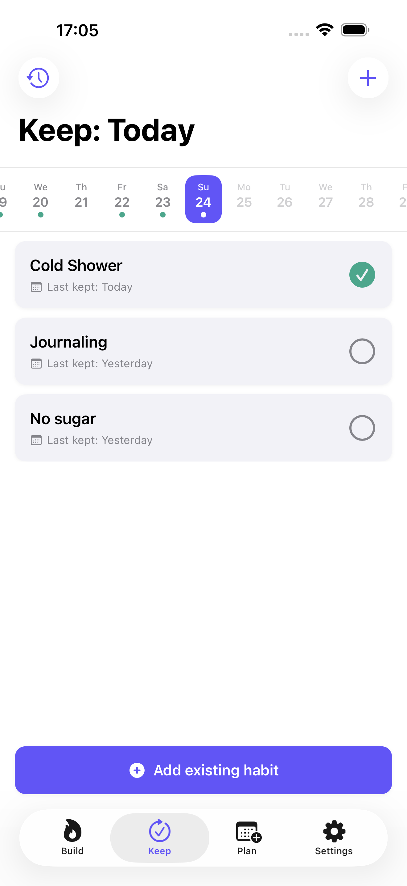 Keep tab